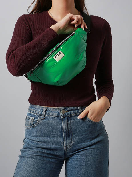 Heuptasje Wouf Groen glossy BW250027 ander zicht 1